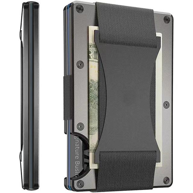 Men Minimalist RFID Blocking Slim Wallet