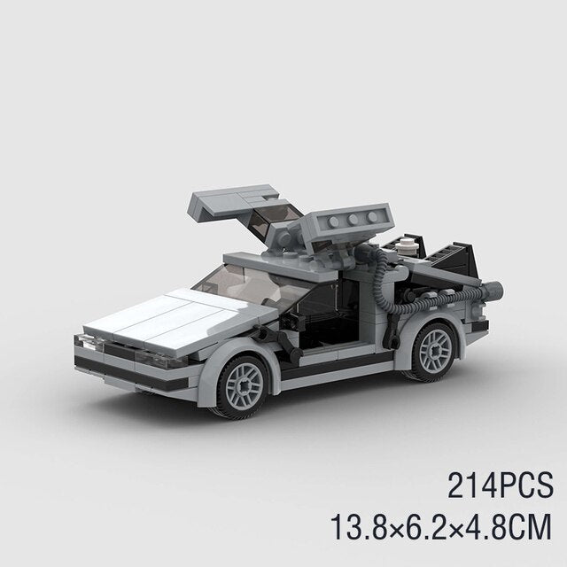 Back to the Future Lego Toys Car - Building Blocks Car