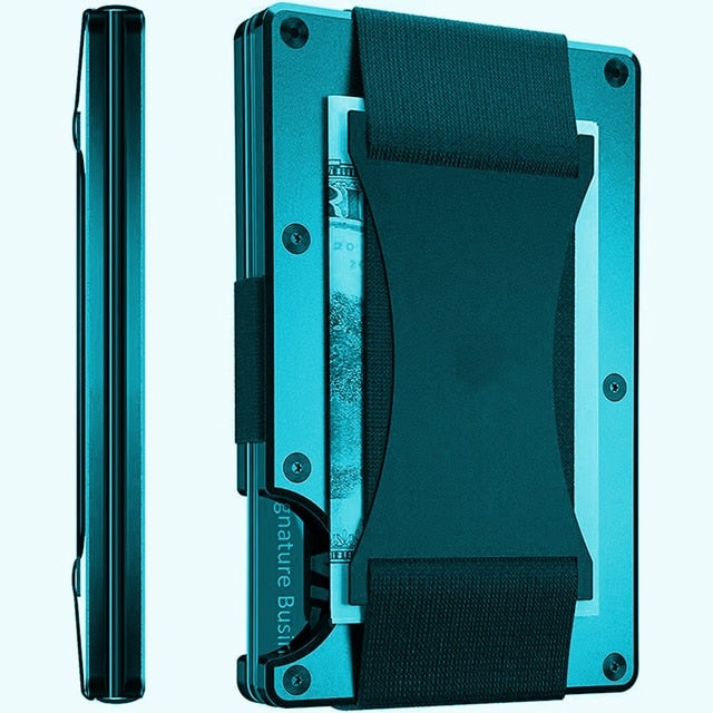 Men Minimalist RFID Blocking Slim Wallet