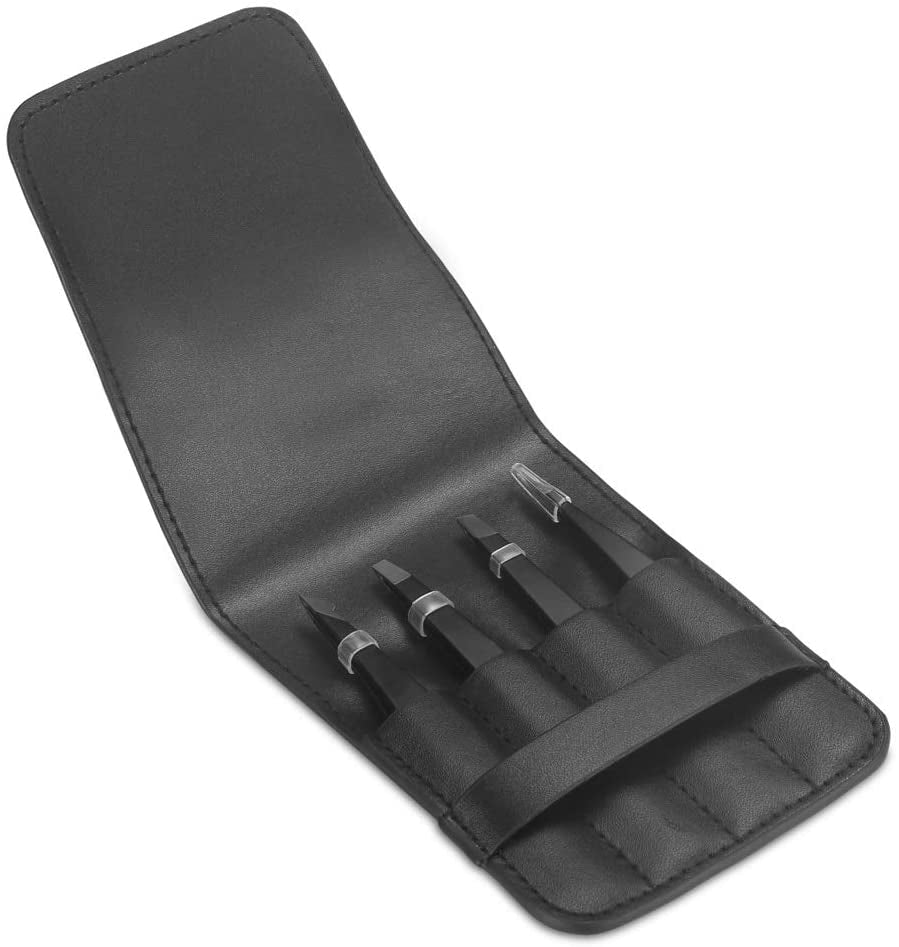 Tweezers Set - Professional Stainless Steel Tweezers for Hair Facial Splinter