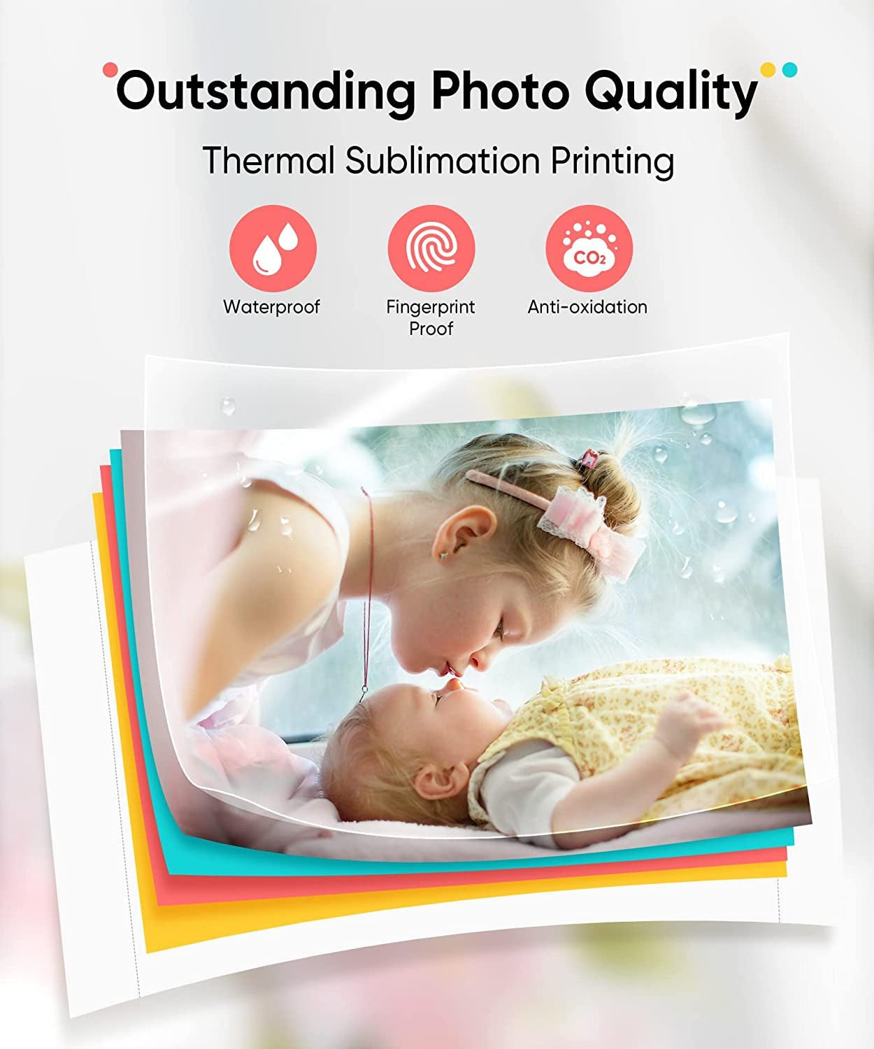 Photo Printer Full-Color Wi-Fi Picture Printer