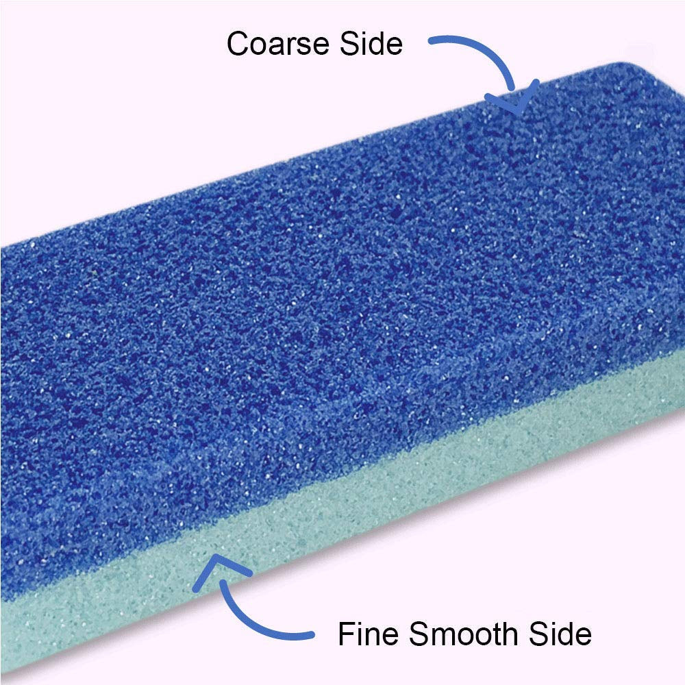 Foot Pumice Stone - Feet Hard Skin Callus Remover and Scrubber Pack of 4