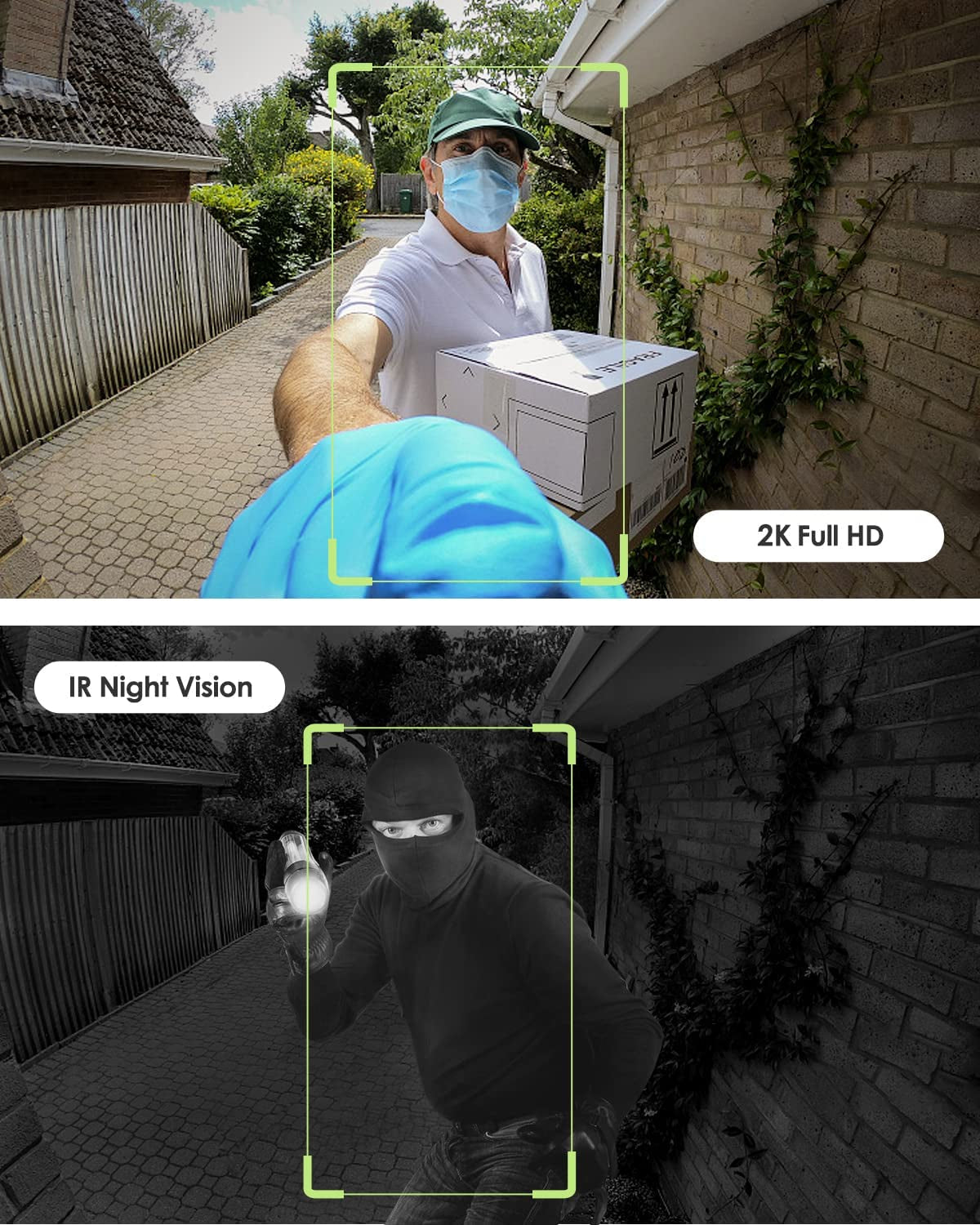 Wireless Doorbell Camera with Chime - Wifi Video Doorbell Camera
