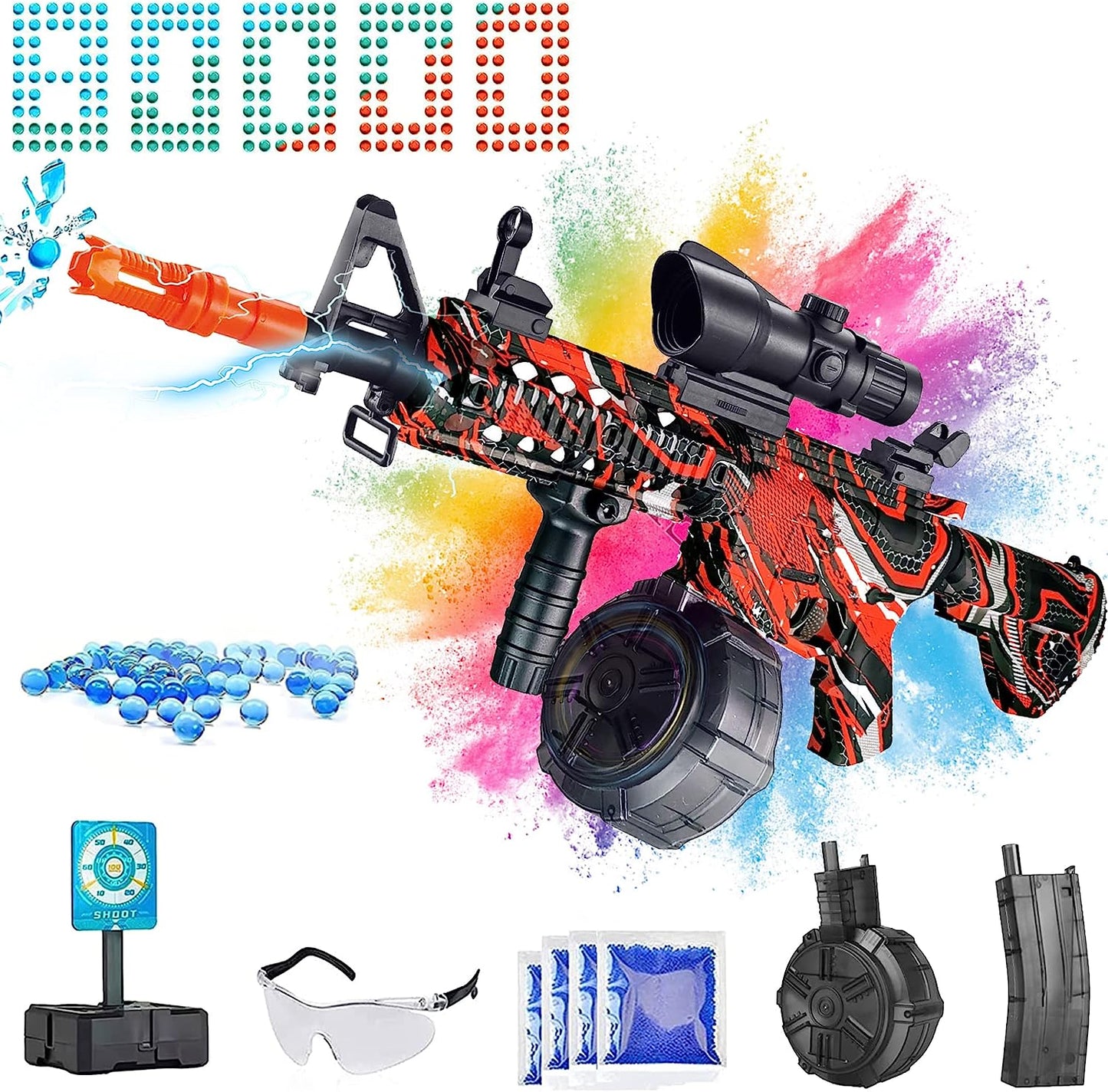 Electric Gel Ball Blasters: Ultimate Summer Team Game Toy for Outdoor Activities