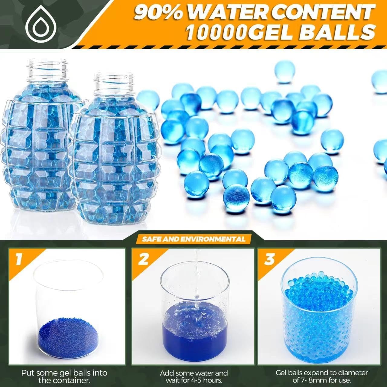 Electric Gel Ball Blasters: Ultimate Summer Team Game Toy for Outdoor Activities