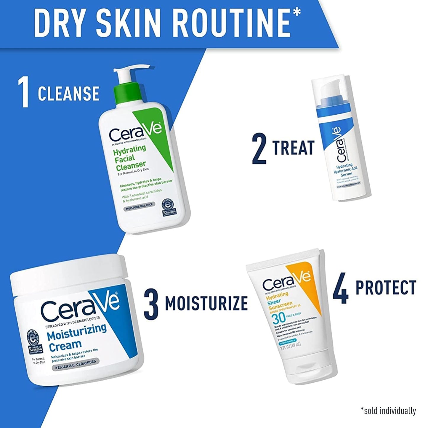 Cerave - Hydrating Moisturizing Cream Nourishing Body and Face Moisturizer for Dry Skin - Enriched with Hyaluronic Acid and Ceramides