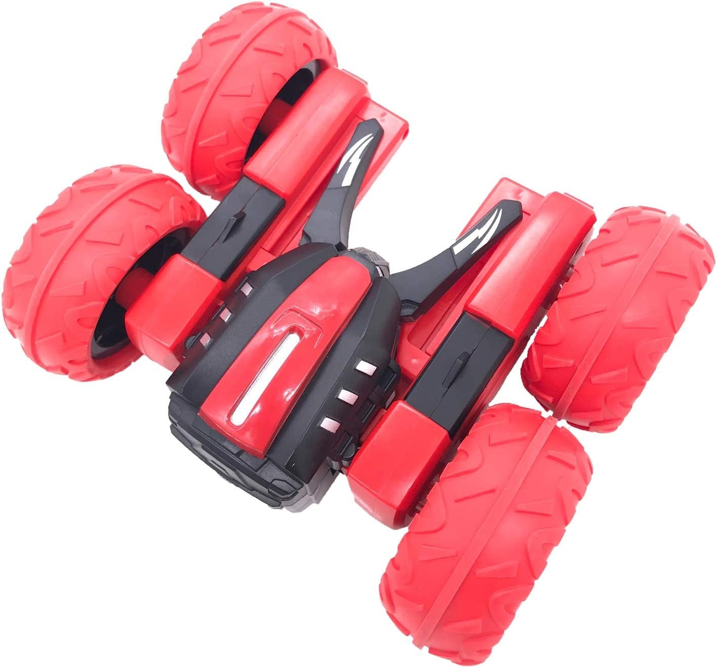 RC Rotating Stunt Cars - Remote Control 360-Degree Flips Toys Car with Lights Double-Sided Driving