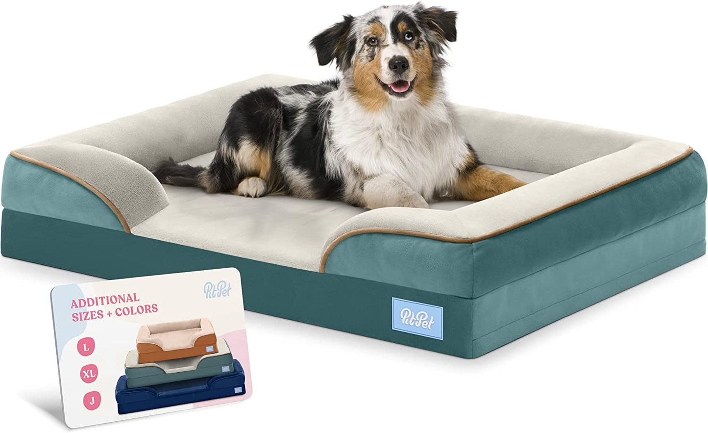 Dog Sofa Bed - Ultra Comfortable Breathable Dog Beds & Waterproof Neck Support