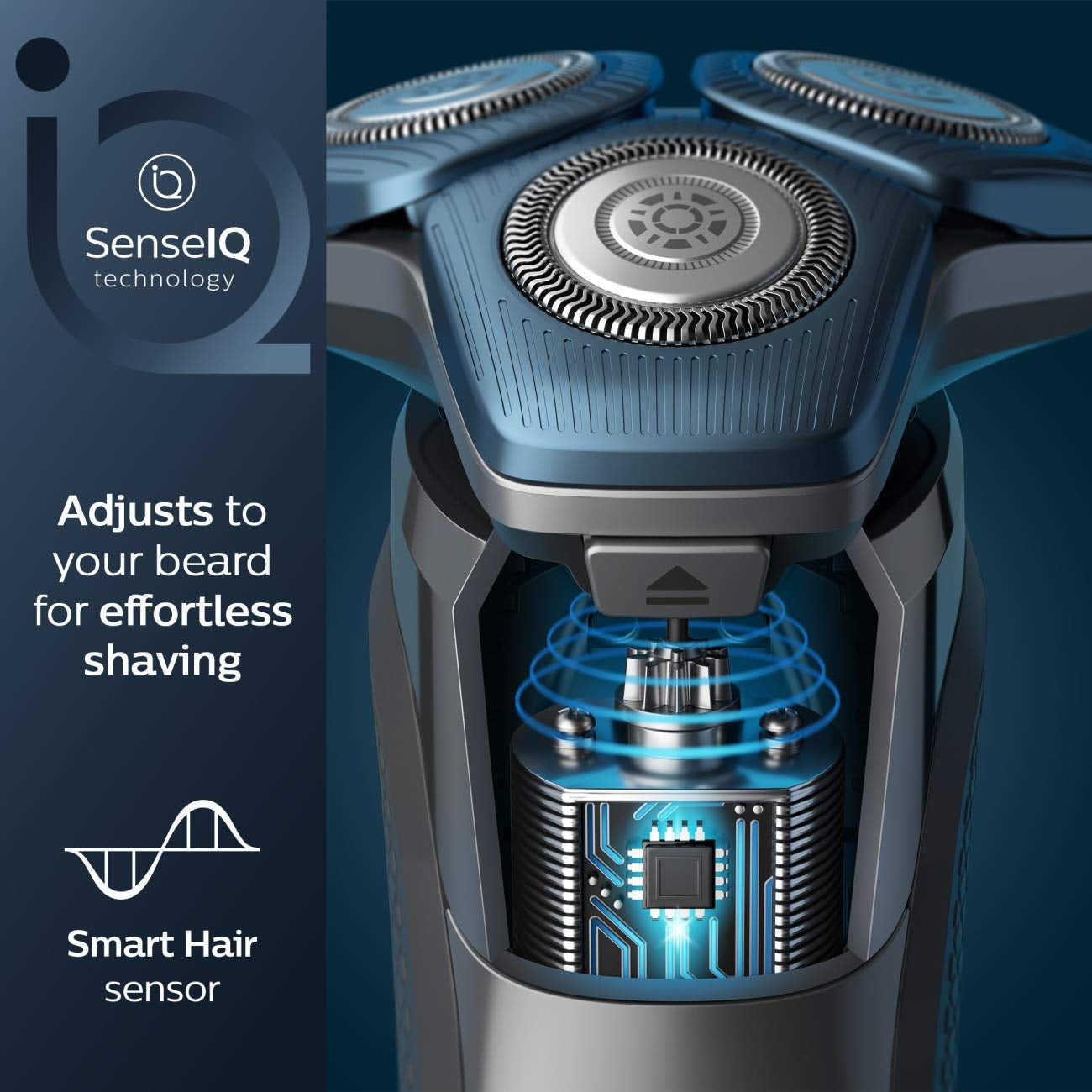 Philips Shaver - Rechargeable Wet & Dry Electric Shaver with Pop-Up Trimmer