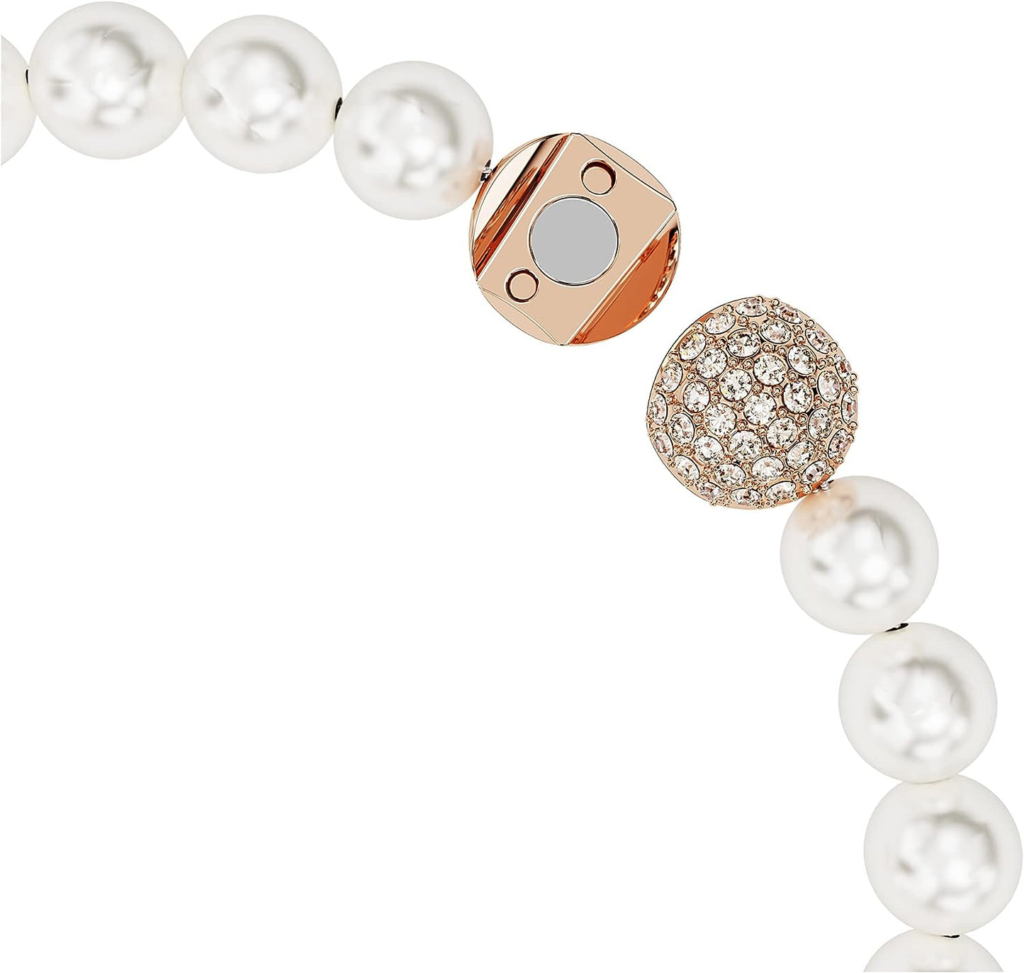 Crystal Pearls with Rose Gold-Tone Plated Bracelets