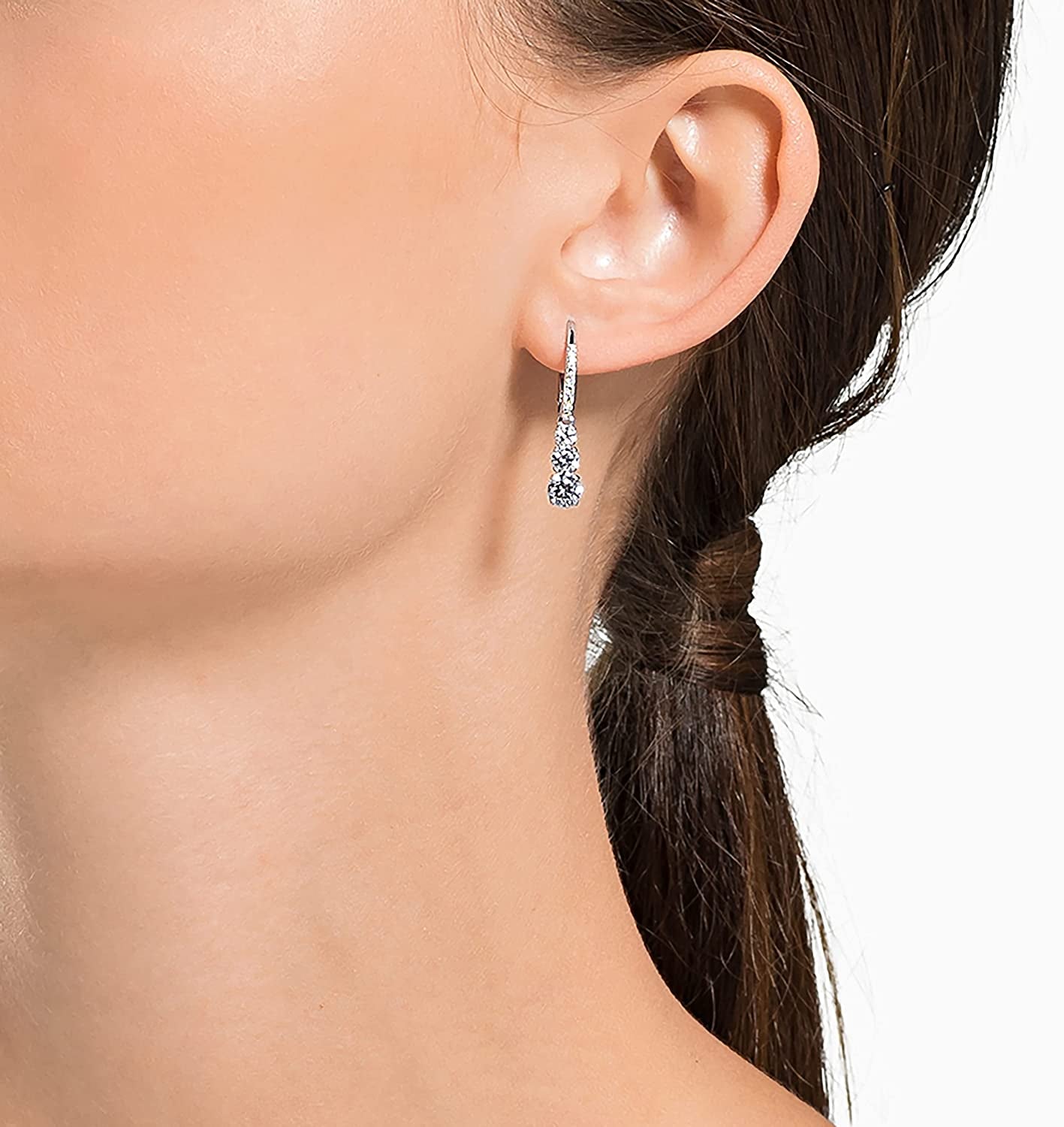 Attract Trilogy Crystal Earrings Jewelry