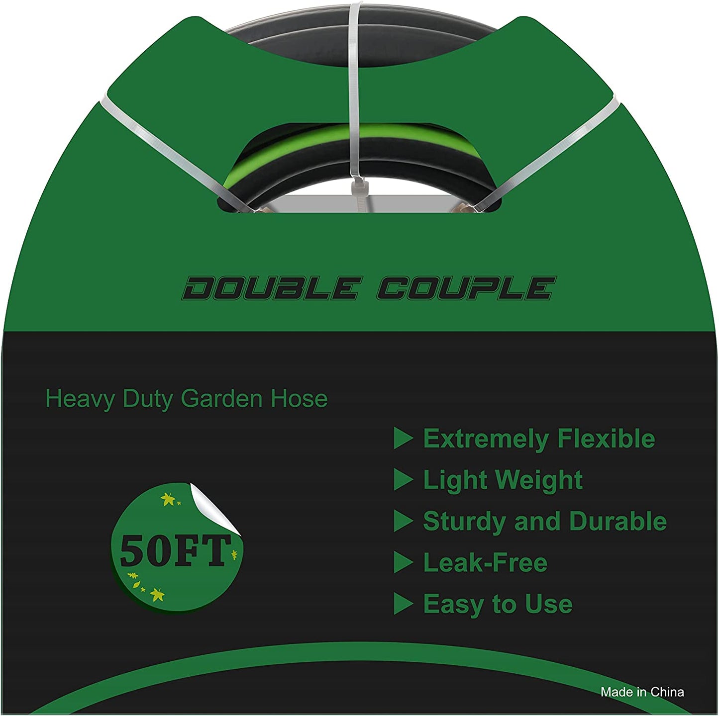 Heavy Duty Garden Hose - Flexible Water Hose with 10 Function Sprayer Nozzle