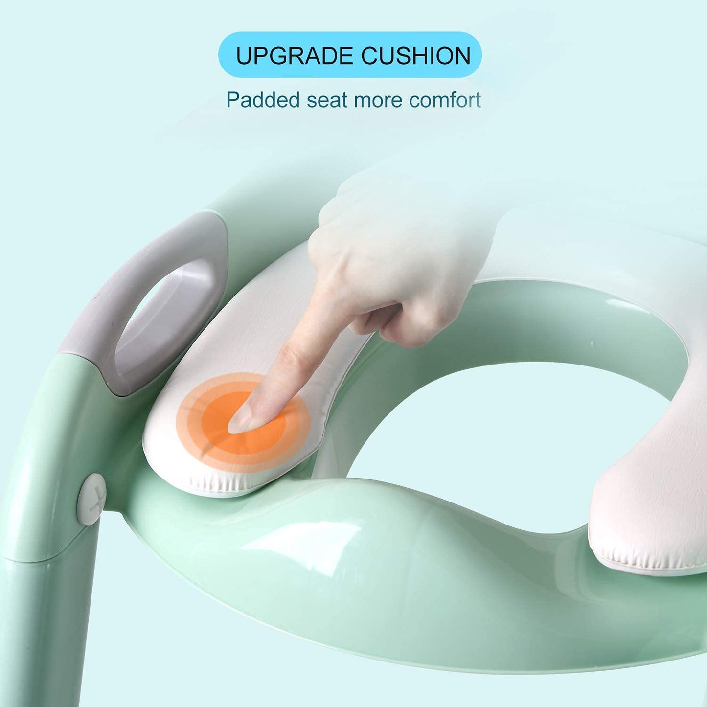 2-in-1 Potty Training Toilet Seat for kids - Toddler Potty Chair with Step Stool Ladder