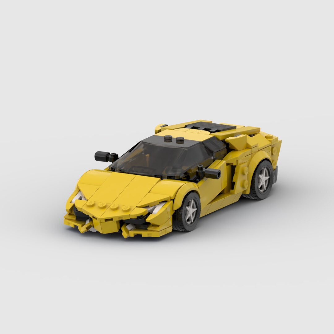 Lamborghini Aventador Racer Lego Building Blocks