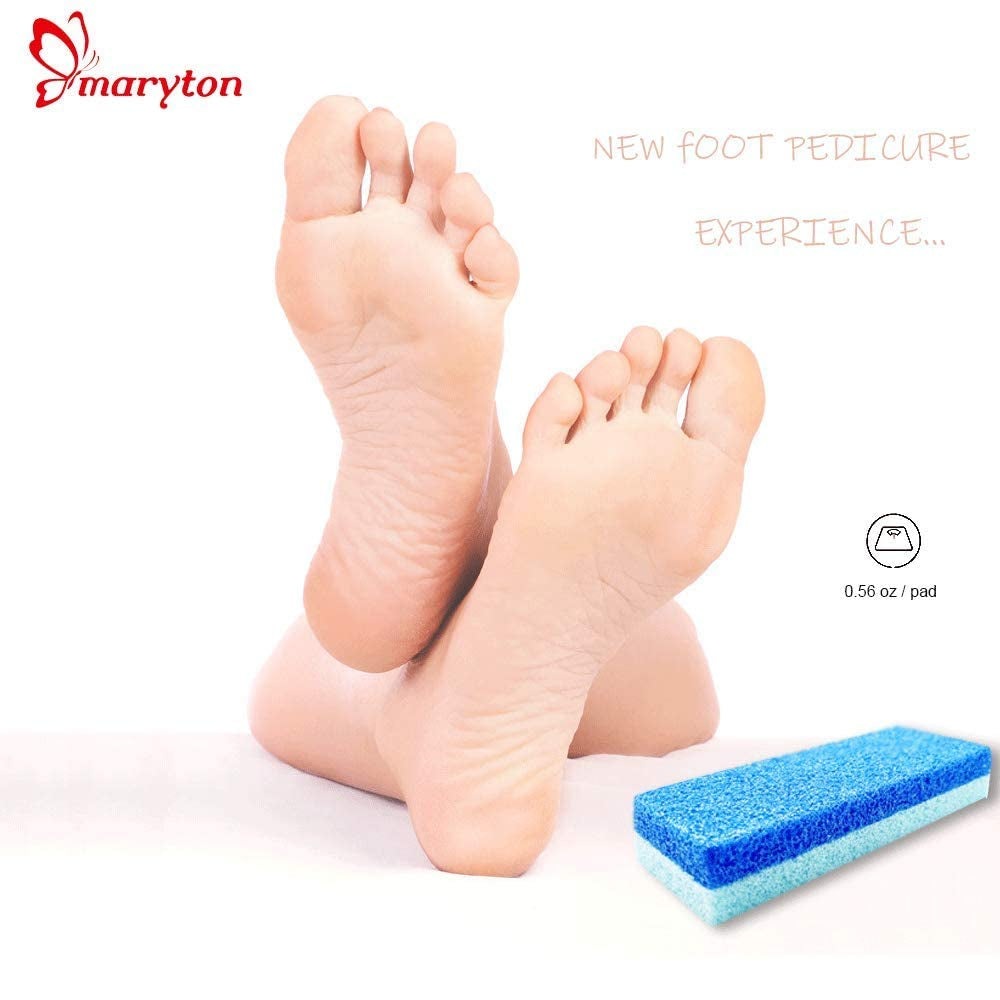 Foot Pumice Stone - Feet Hard Skin Callus Remover and Scrubber Pack of 4