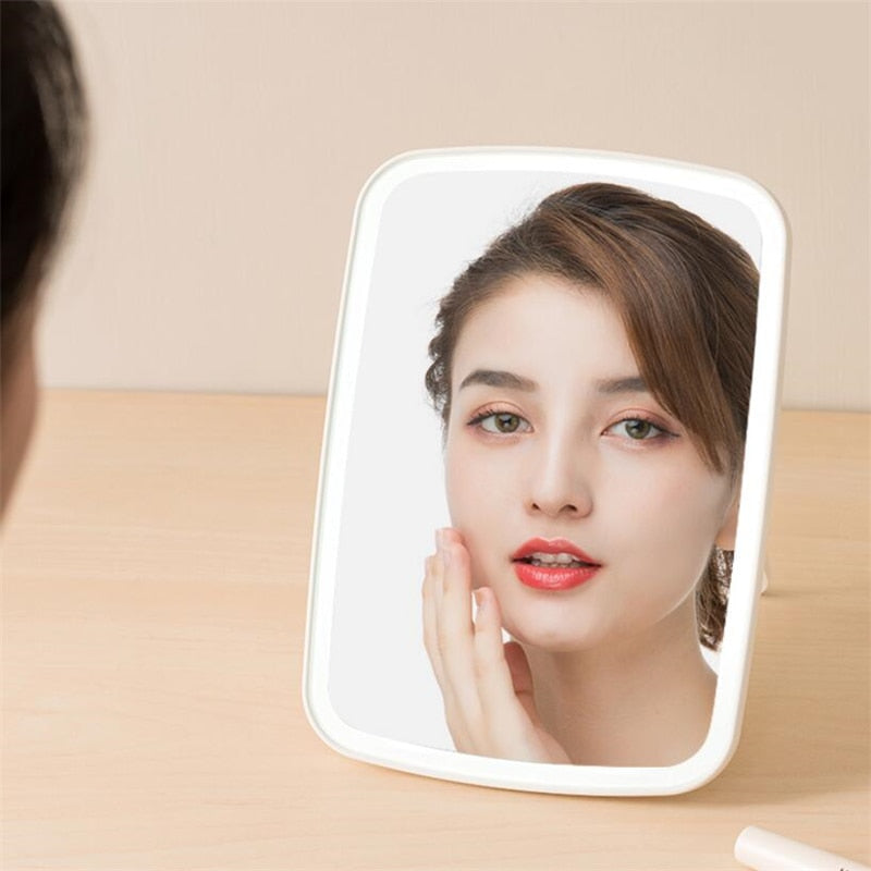 Makeup Mirror With Touch-control LED