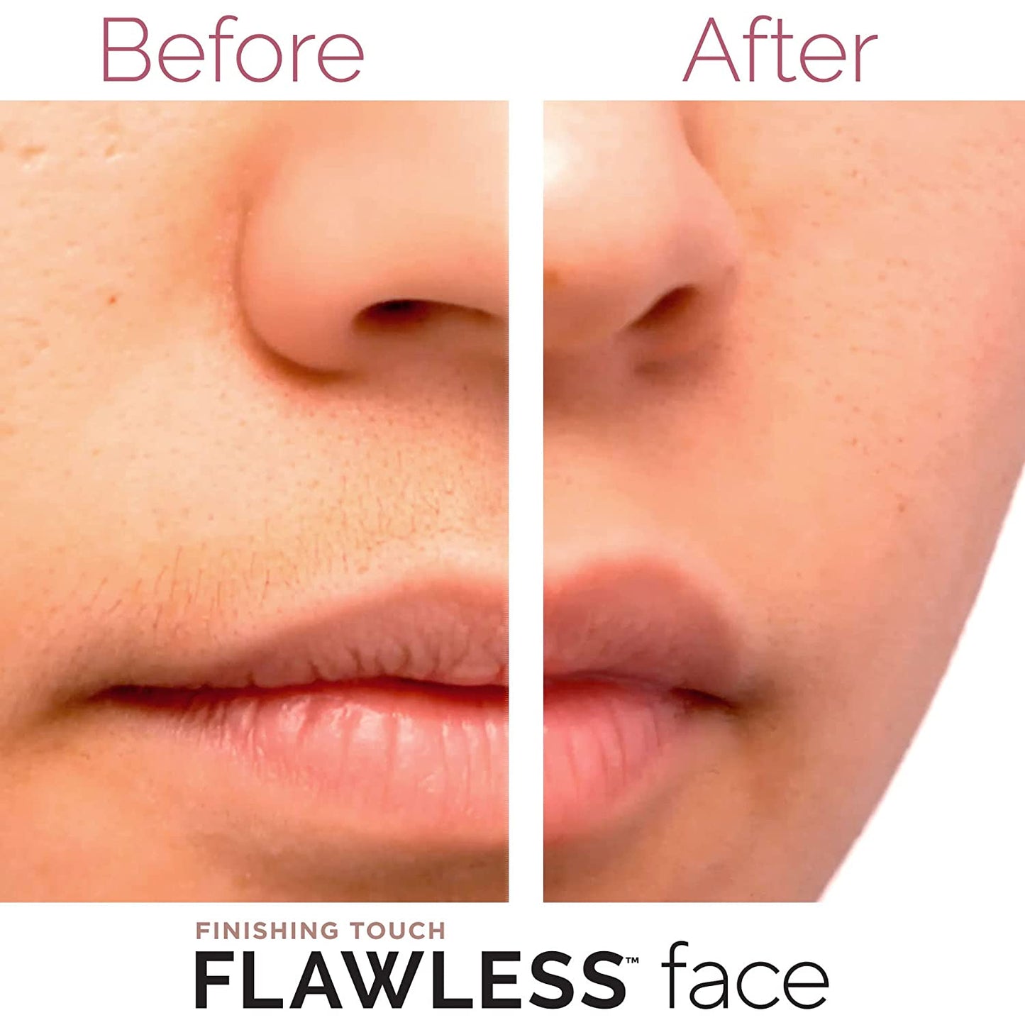 Finishing Touch - Flawless Facial Hair Remover Women Face Razor with LED Light