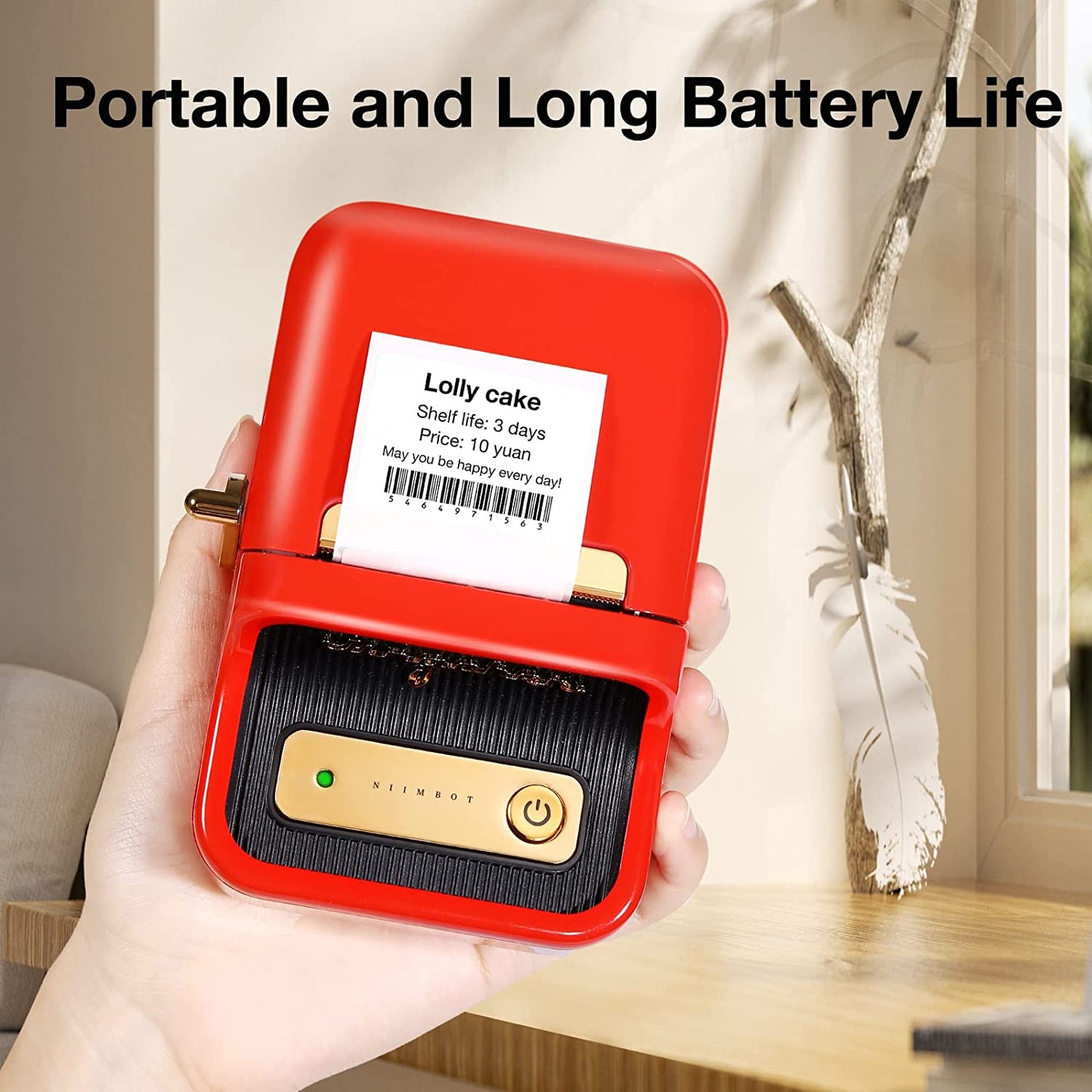 Inkless Thermal Label Maker