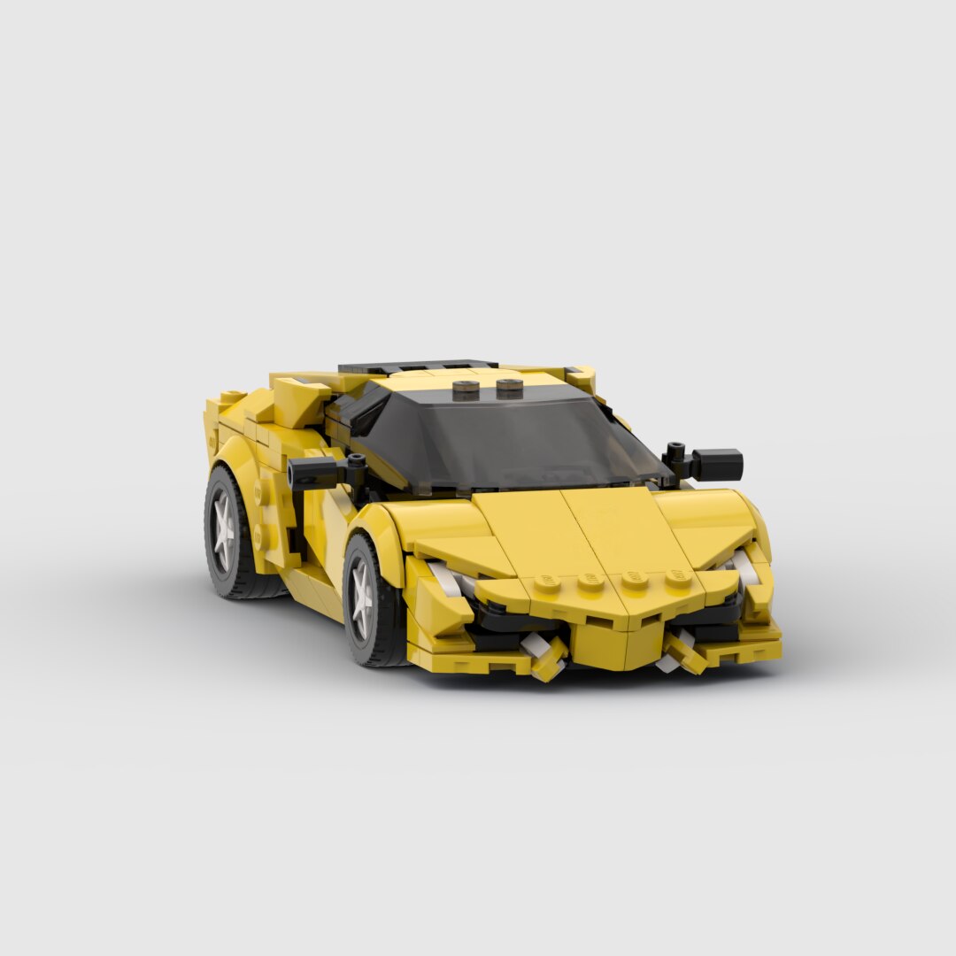 Lamborghini Aventador Racer Lego Building Blocks