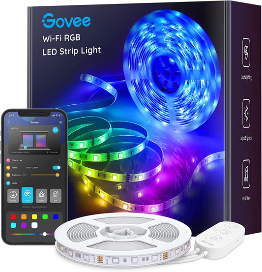 LED Strip Lights - App Control Strip Lights with Alexa and Google Assistant Wifi Control