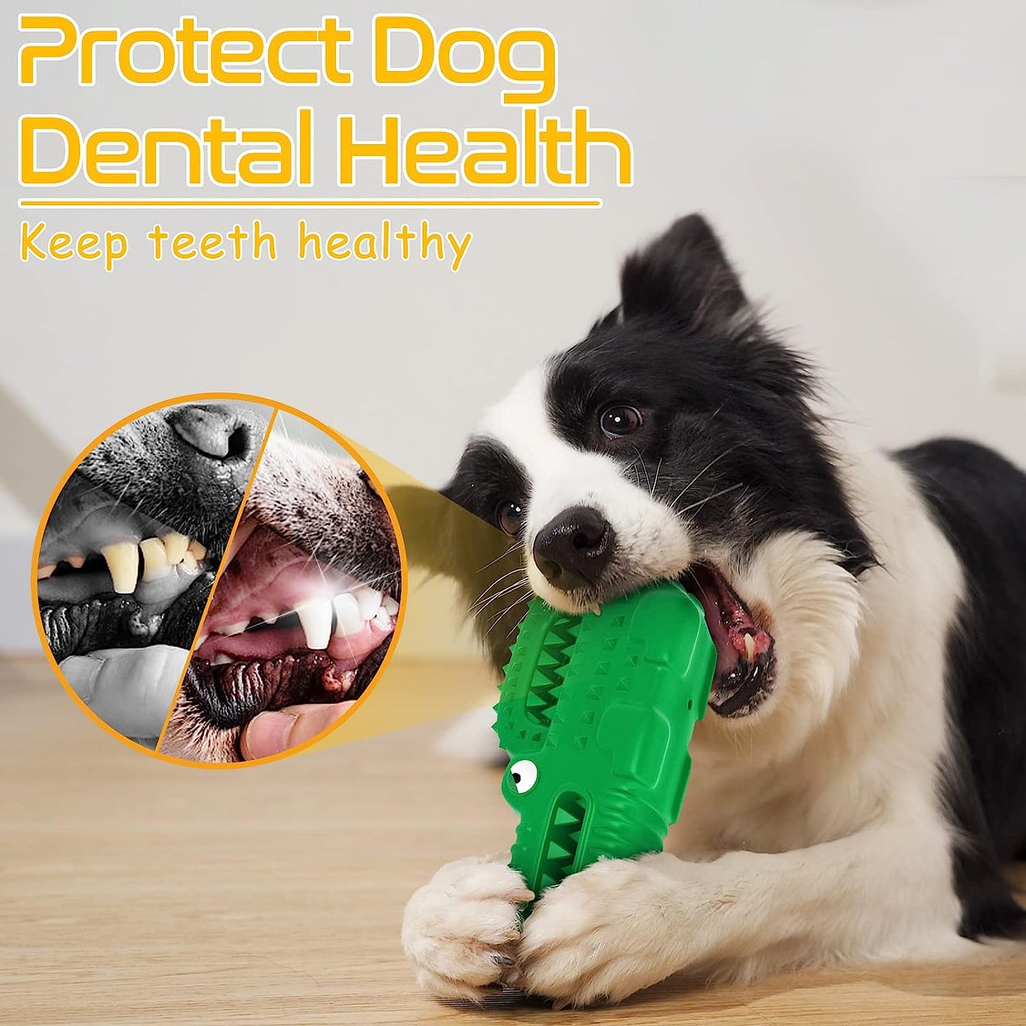Dog Toy - Indestructible Squeaky Dog Chew - Toys for Aggressive Chewers
