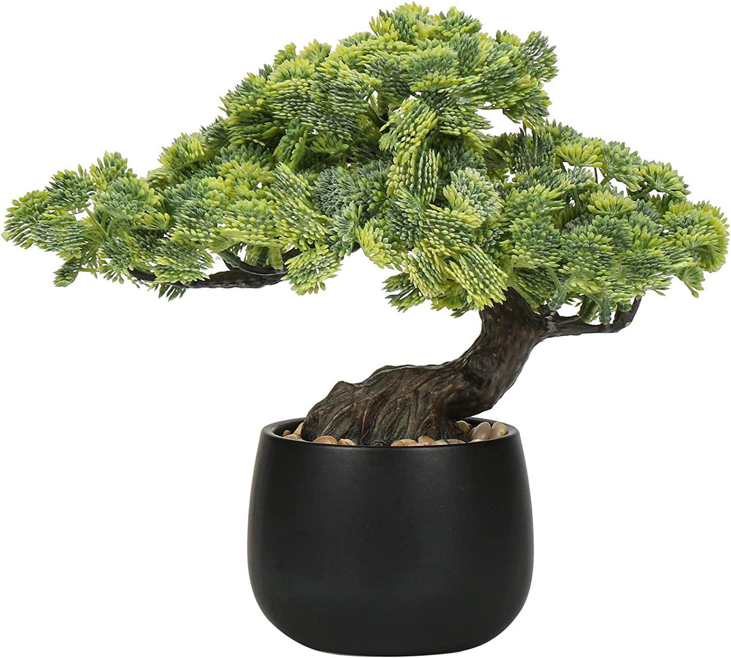 Artificial Bonsai Tree - Fake Indoor Decor Plants with Ceramic Pots
