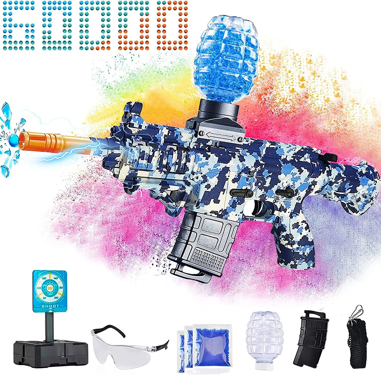 Electric Gel Ball Blasters: Ultimate Summer Team Game Toy for Outdoor Activities