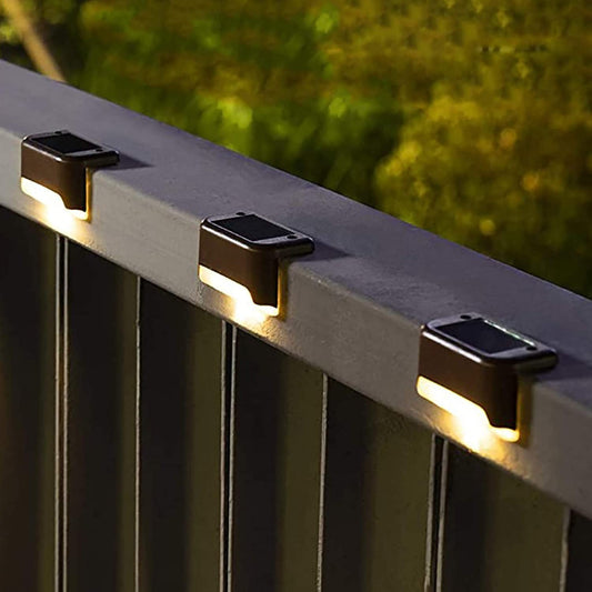 Solar Deck Lights - 16 Waterproof Solar Step Lights LED Yard & Patio Solar Lights
