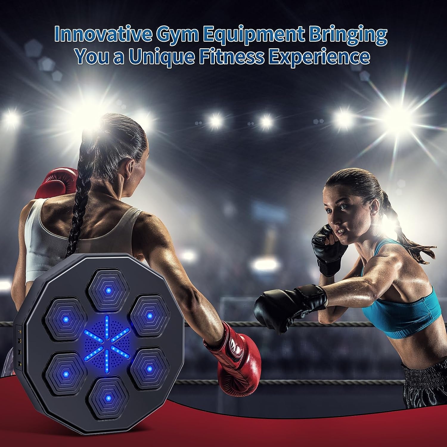 Music Boxing Machine - Wall Mount Music Boxer Smart Focus Training Punching Pads