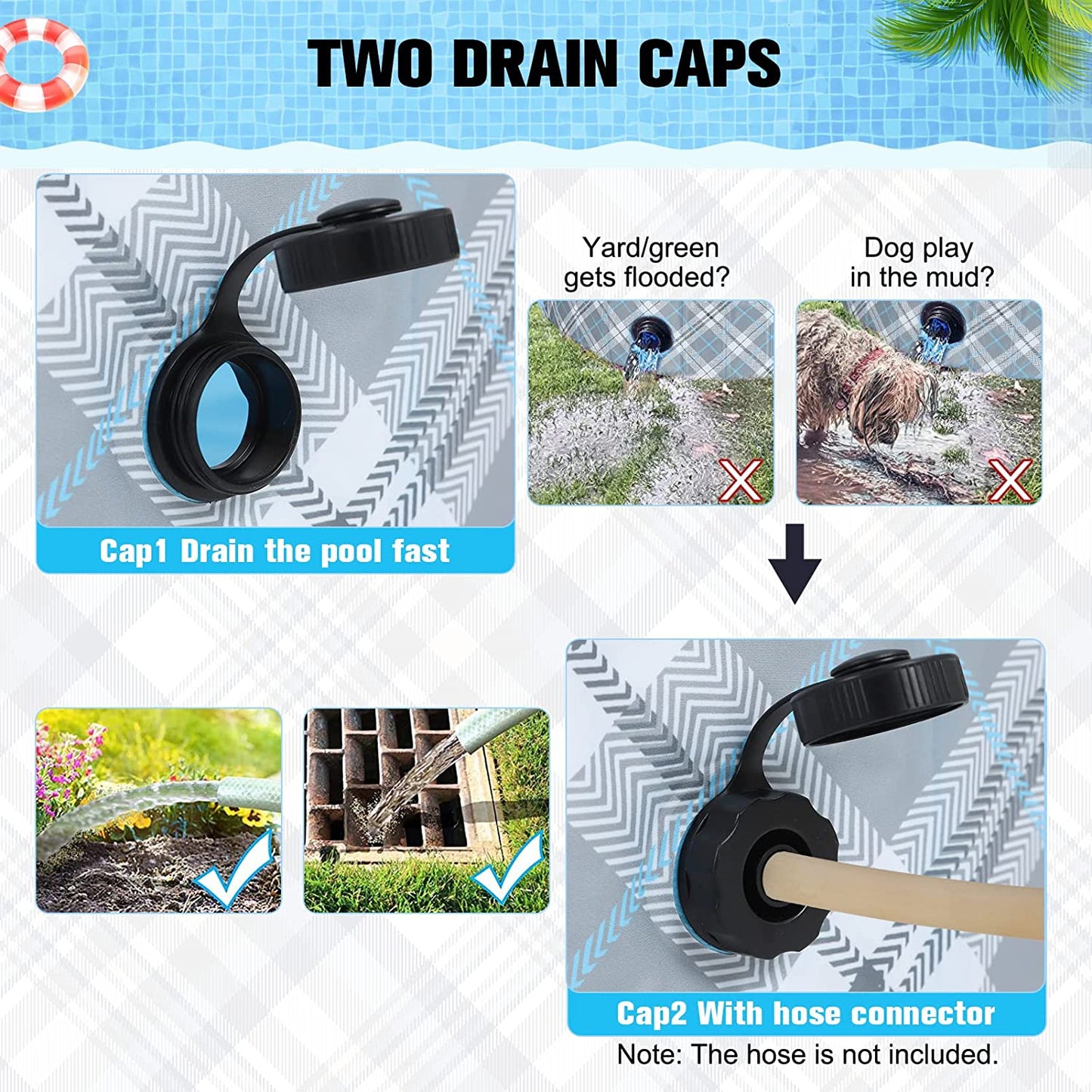 Foldable Dog Swimming Pool - Outdoor/Indoor Leak-Proof Dog Pool