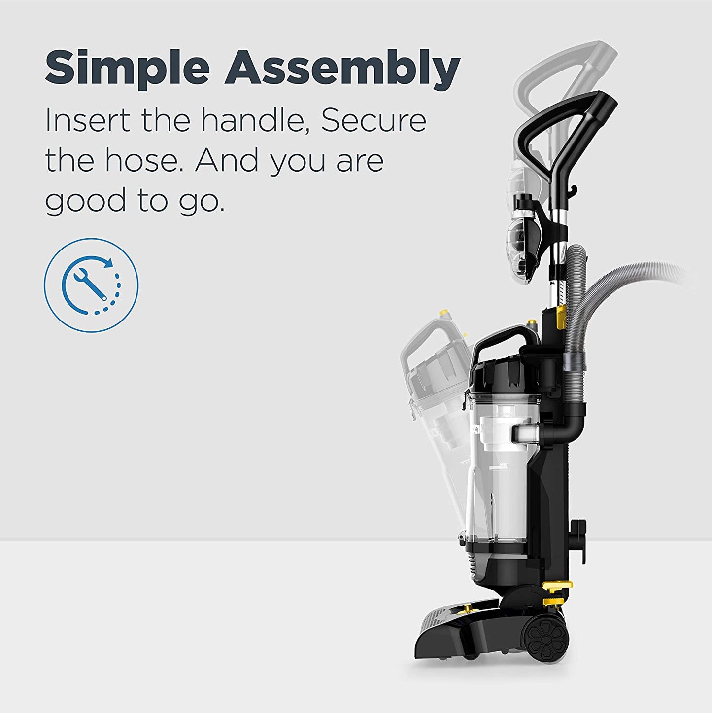 Vacuum Cleaner - Powerful Vacuum Cleaner for Carpet and Hard Floor