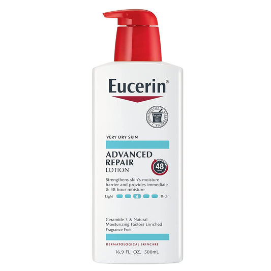 Eucerin - Advanced Body Repair Lotion Unscented Body Lotion for Dry Skin Pump Bottle