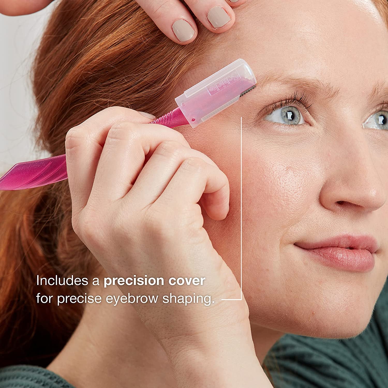 Hydro Silk Touch-Up - Face & Eyebrow Razor with Precision Cover Razor