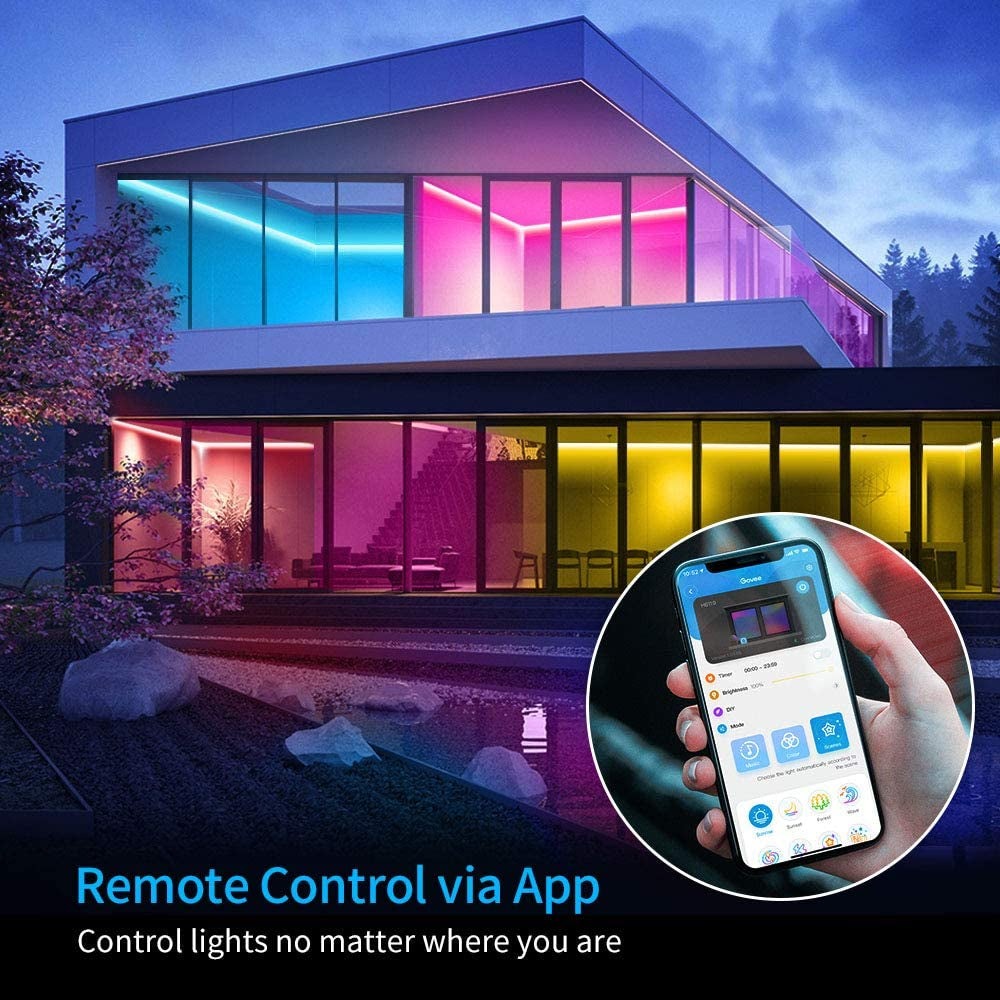 LED Strip Lights - App Control Strip Lights with Alexa and Google Assistant Wifi Control