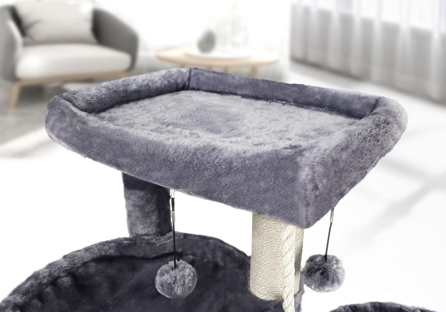 Cat Tree - Cat Condo With Two Hammocks