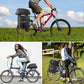 3 in 1 Bicycles Rear Rack Pannier Bag Waterproof Bike Trunk Bags 10L