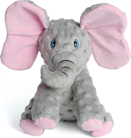 Stuffed Dog Toys - Chewable Cute Elephant Squeaky Toys