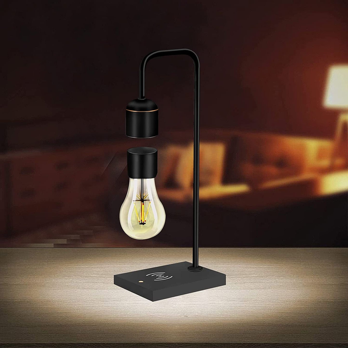 Levitating Lamp - Floating Light Bulb With Wireless Charger