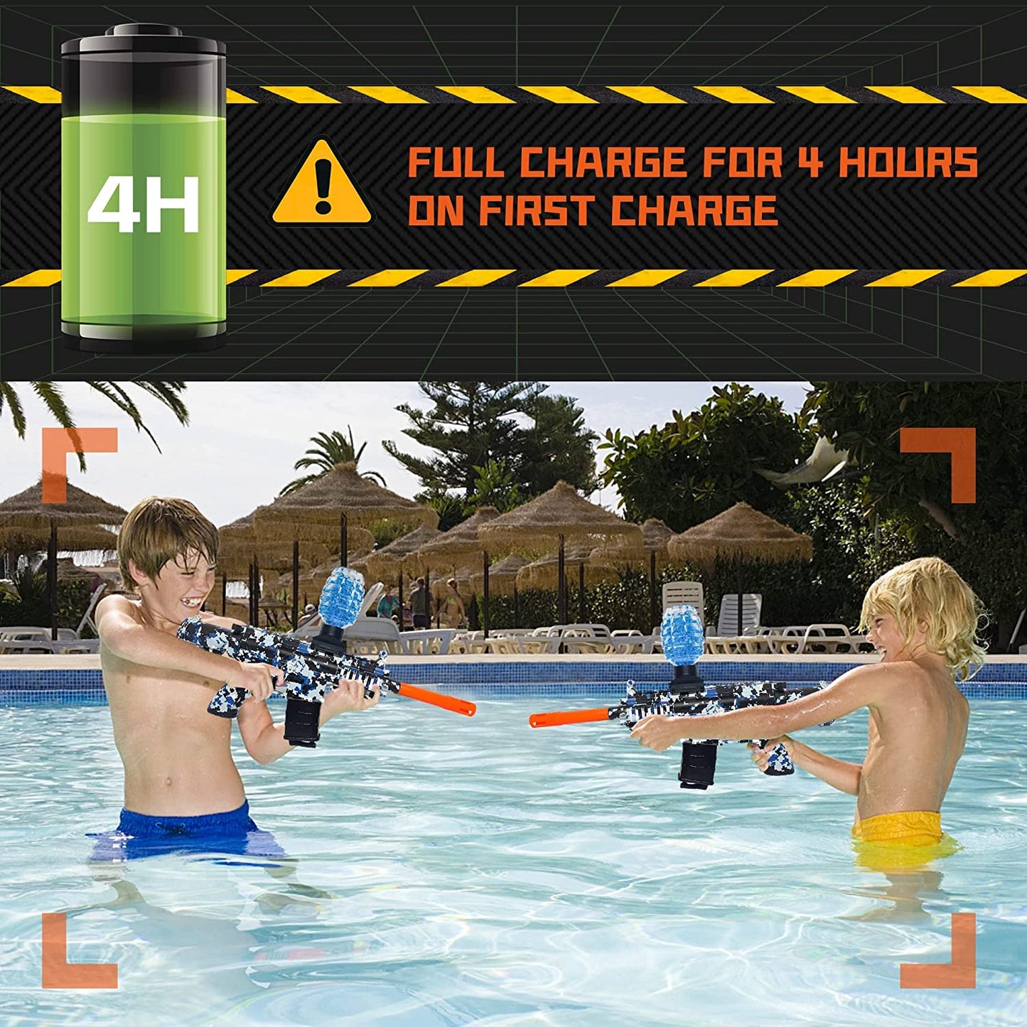 Electric Gel Ball Blasters: Ultimate Summer Team Game Toy for Outdoor Activities