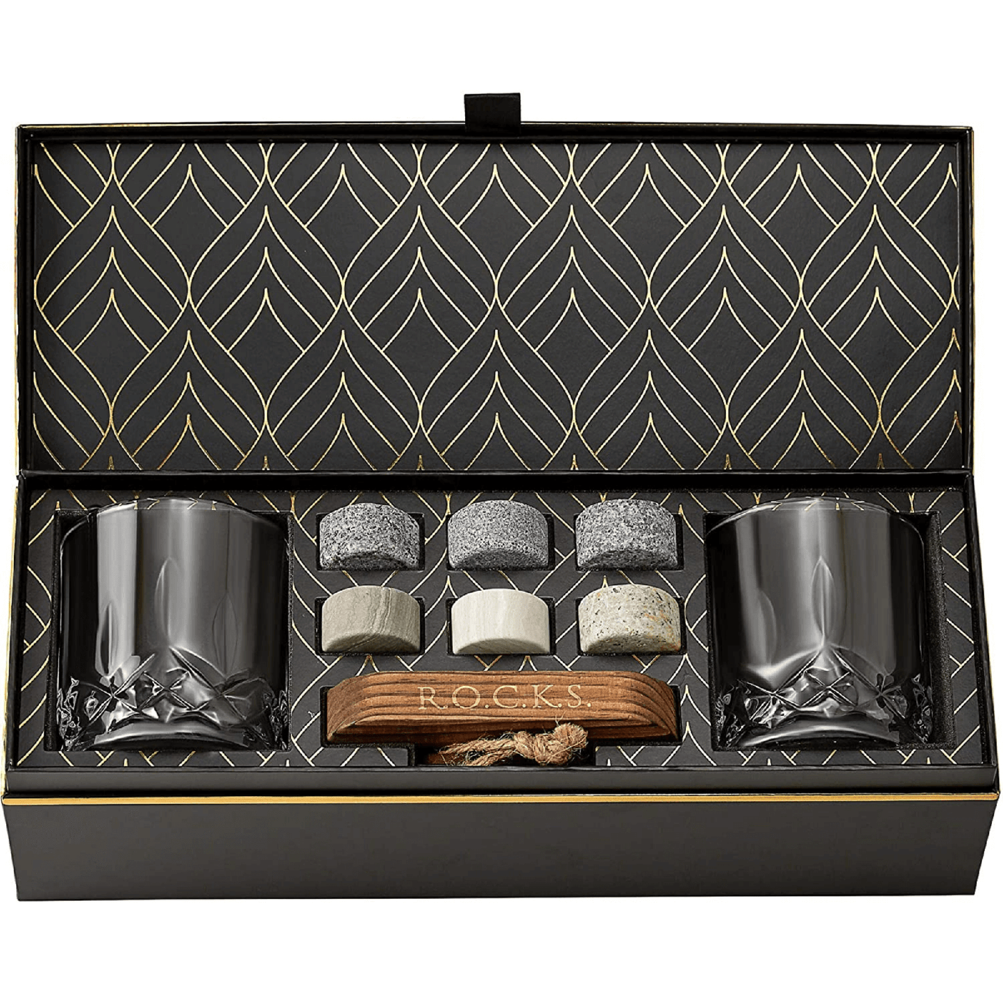 Whiskey Stones & Signature Glass