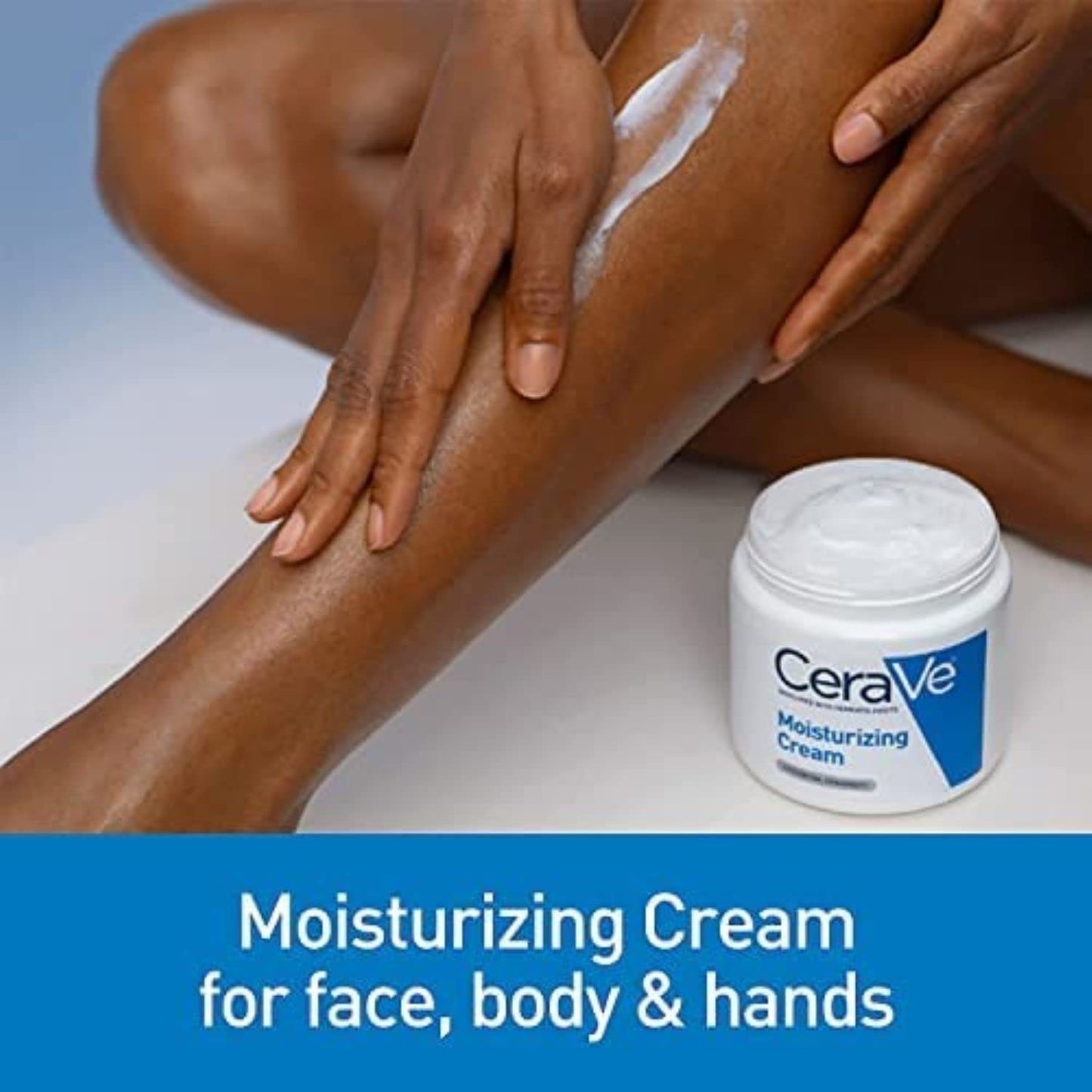 Cerave - Moisturizing Cream Body and Face Moisturizer for Dry Skin Body Cream with Hyaluronic Acid and Ceramides