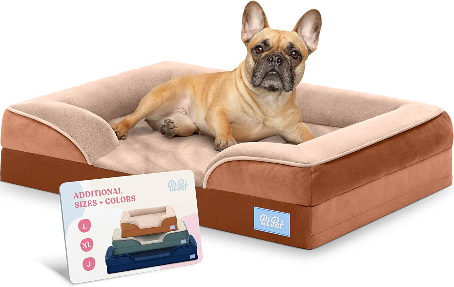 Dog Sofa Bed - Ultra Comfortable Breathable Dog Beds & Waterproof Neck Support