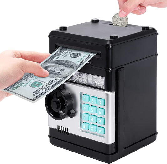 Piggy Bank - Electronic ATM Money Saving Box Toy Gift for Kids