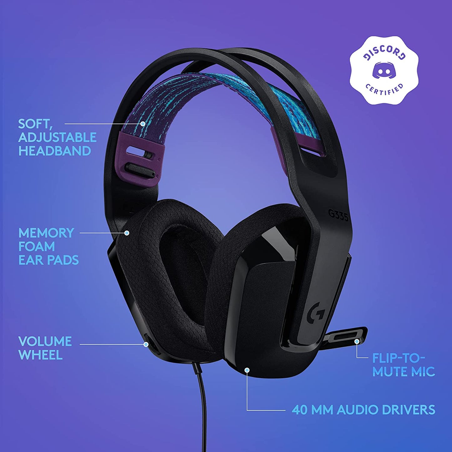 Wired Audio Jack Gaming Headset - Memory Foam Earpads Gaming Headphones PC PlayStation Xbox