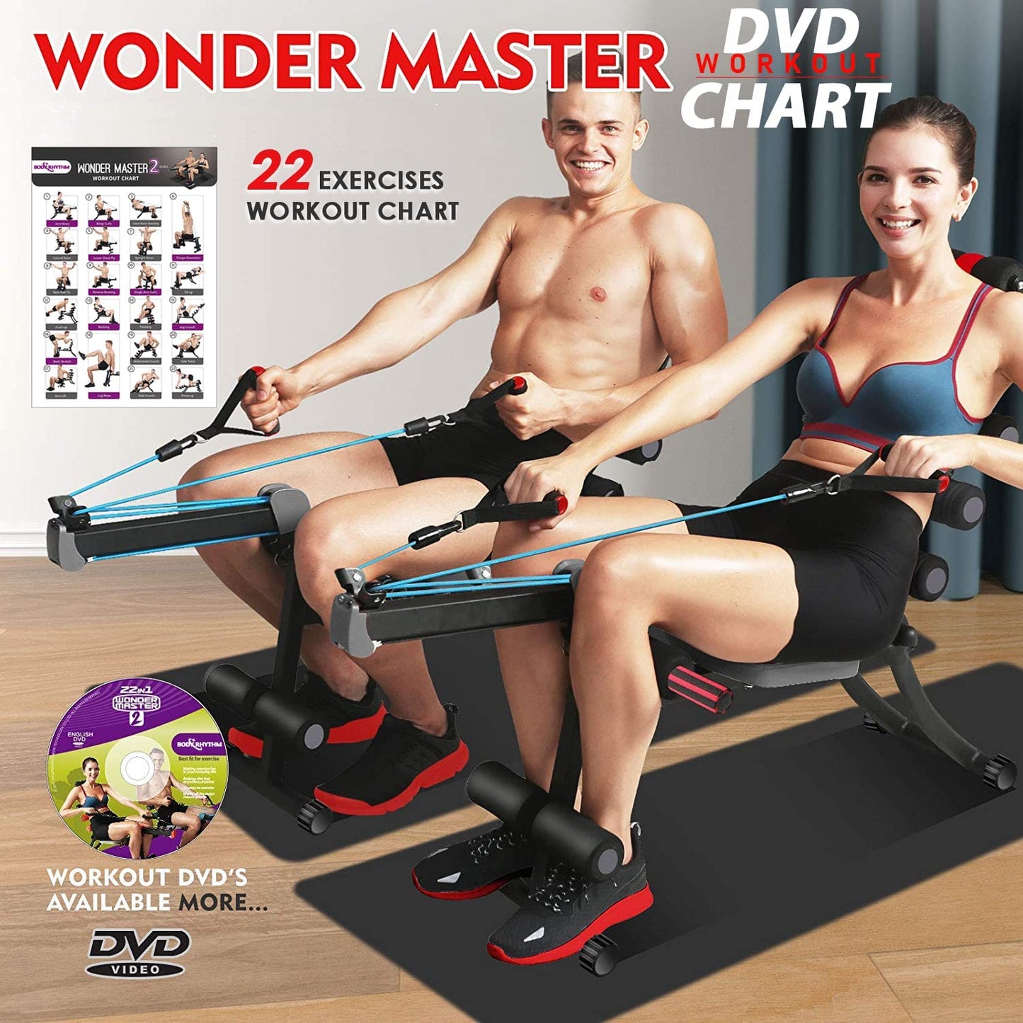 Foldable & Adjustable Core Strength Training and Abdominal Workout Equipment