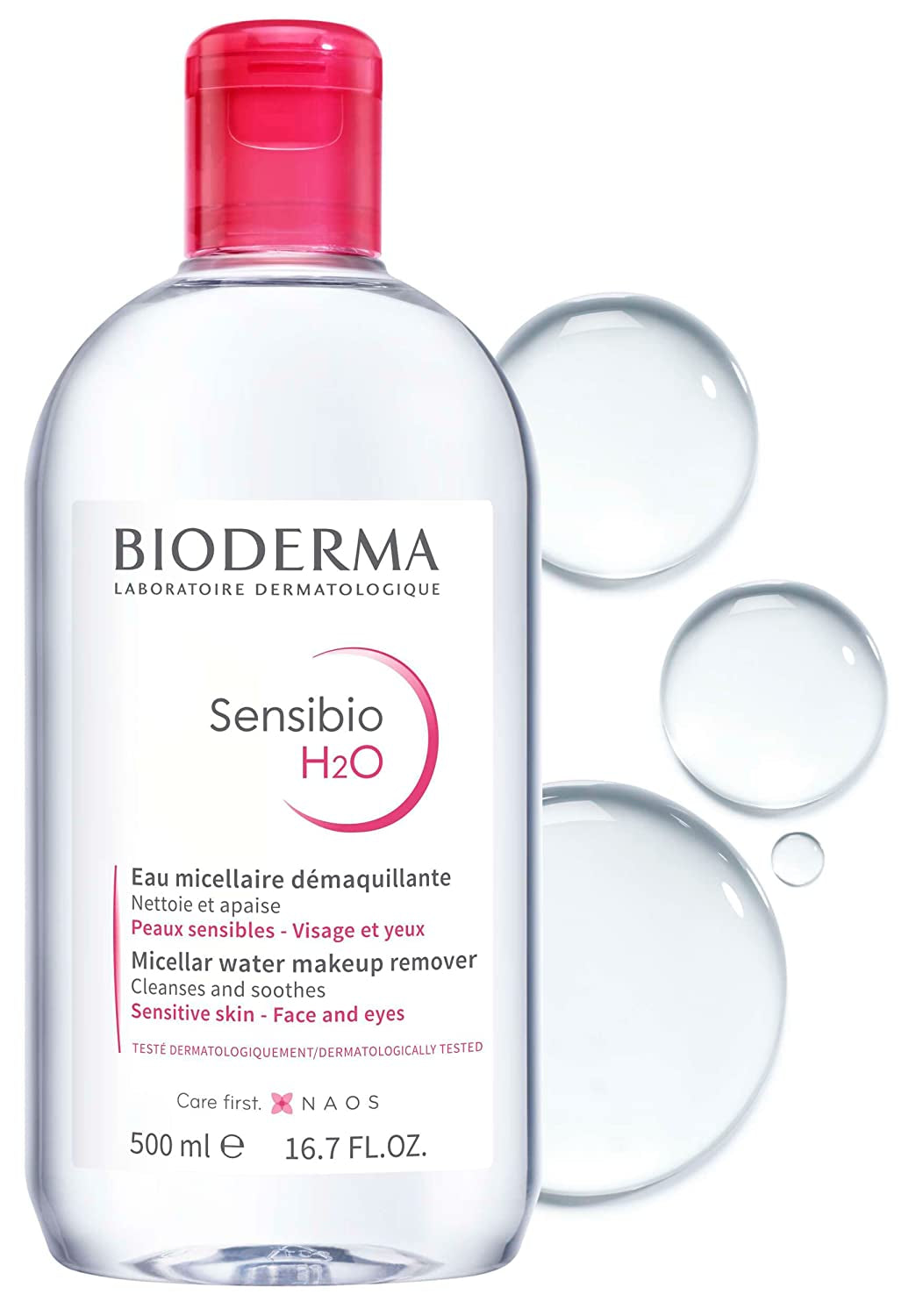 Makeup Remover Cleanser - Bioderma Sensibio H2O Micellar Water Sensitive Face Cleanser