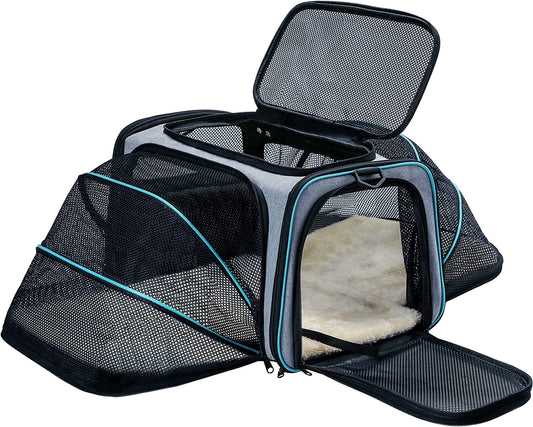 Pet Carrier - Airline Approved Expandable Soft-Sided Pet Carrier