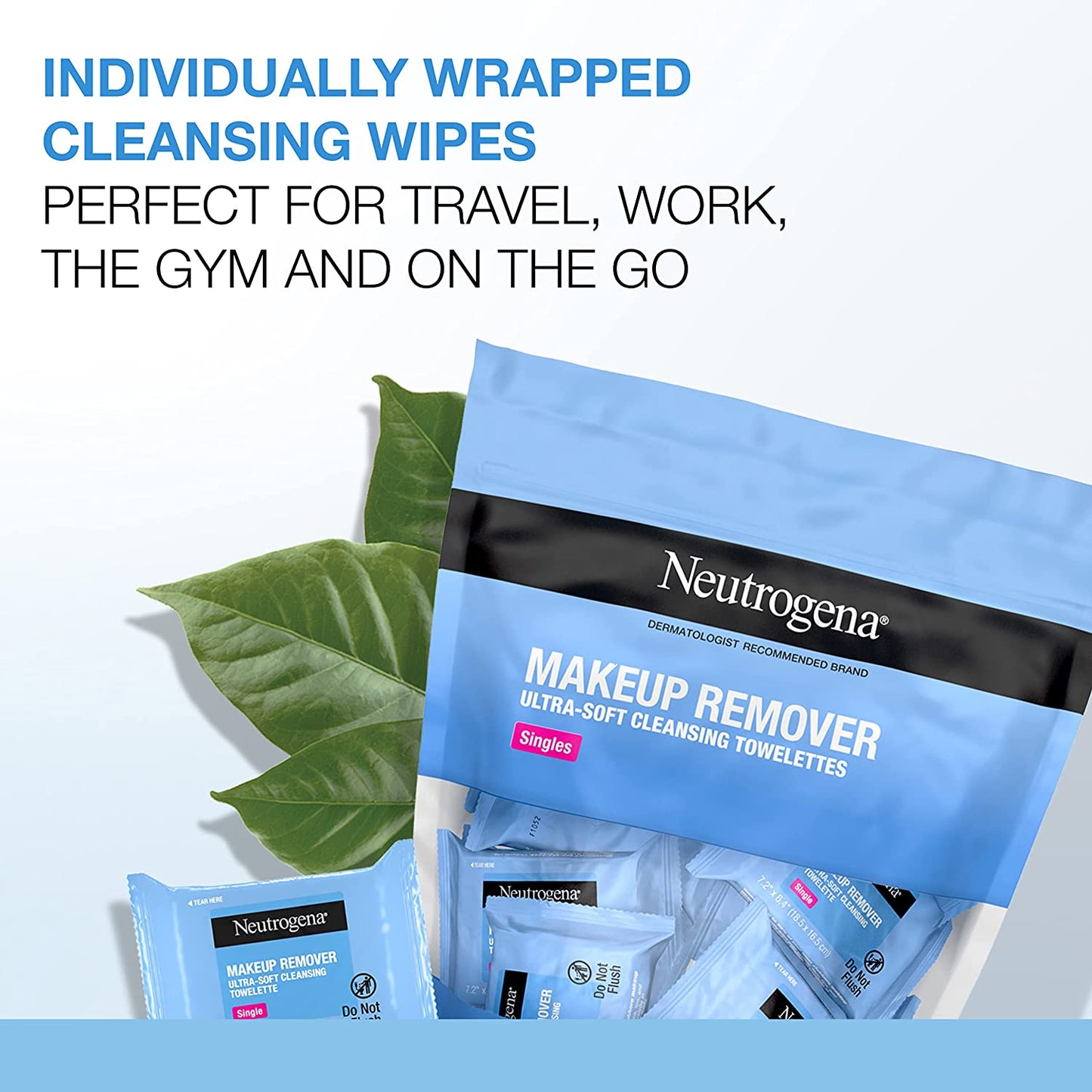 Neutrogena - Makeup Remover Facial Cleansing Wipes Removes Oil/Makeup/Waterproof Mascara