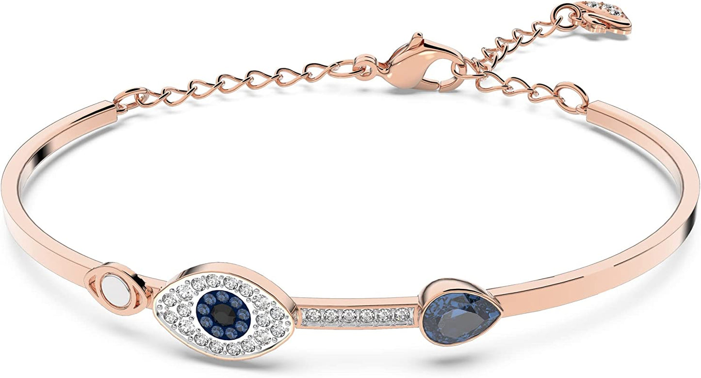 Evil Eye Symbolic Crystal Necklace Jewelry