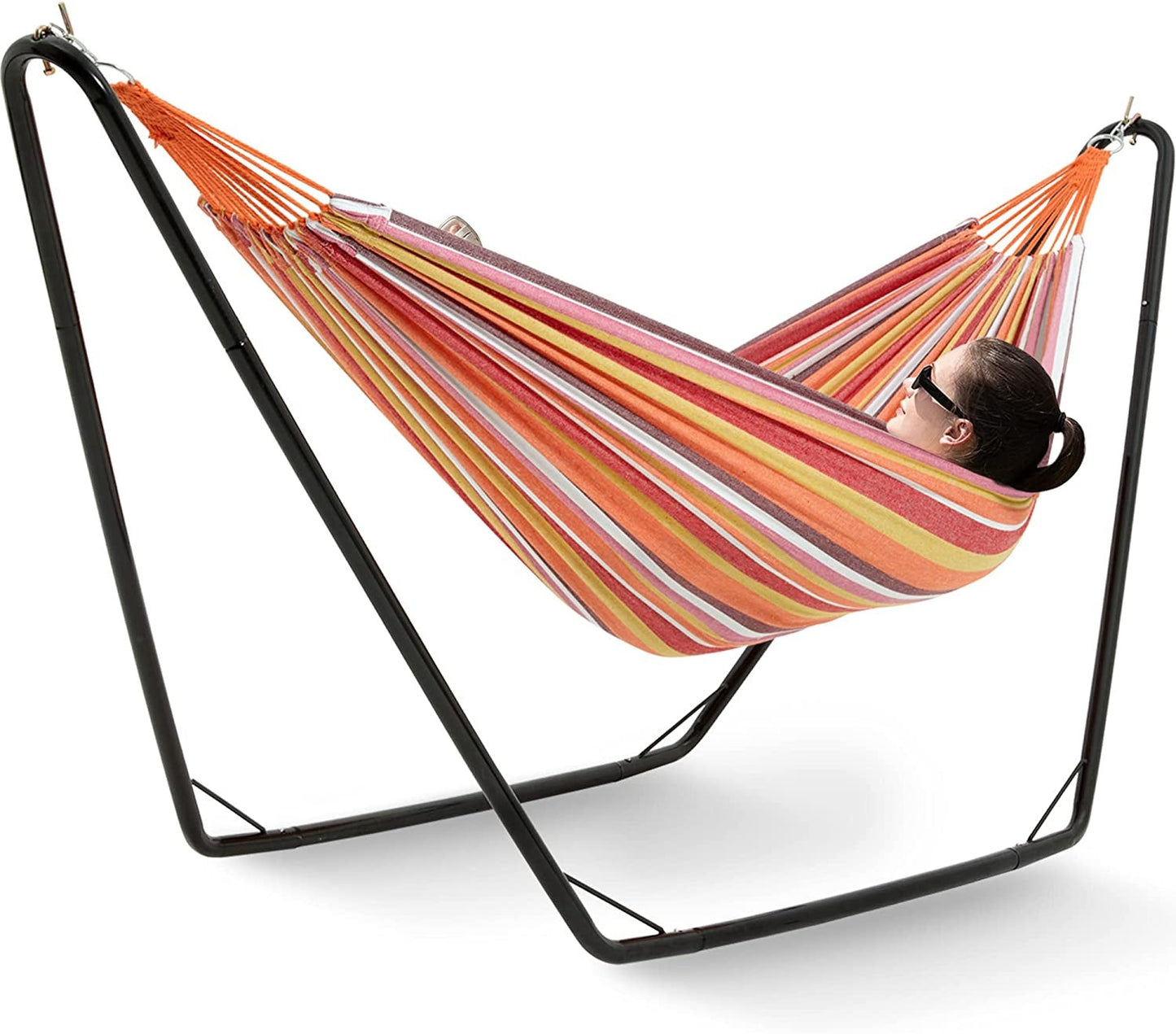 Hammocks with Stand - 2 Person Indoor/Outdoor Patio Yard Hammocks
